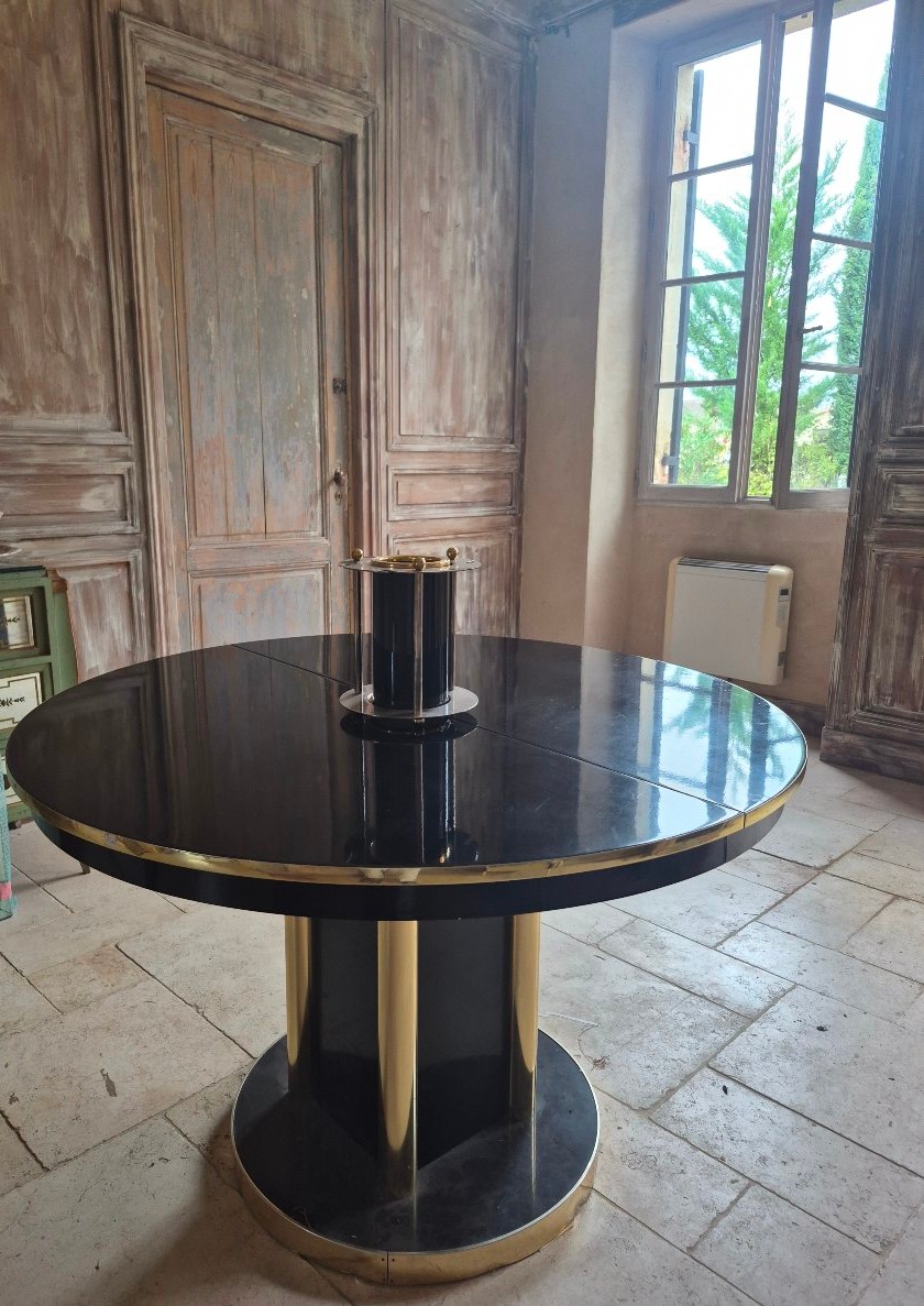 Black Lacquer Dining Table