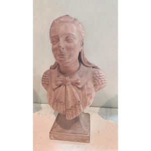 Bust Of Woman In Terracotta 19th