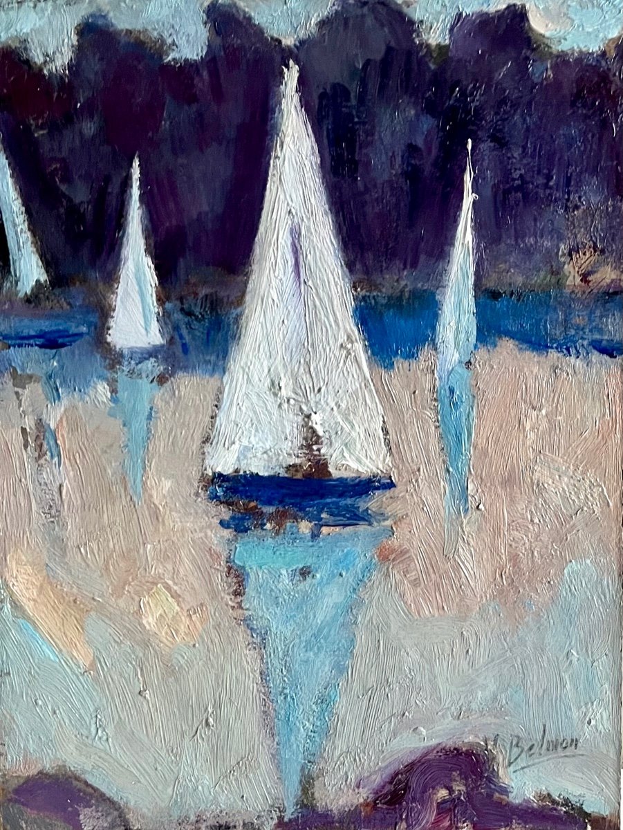 “sailboats In Bénodet” Marie Belmon-photo-2
