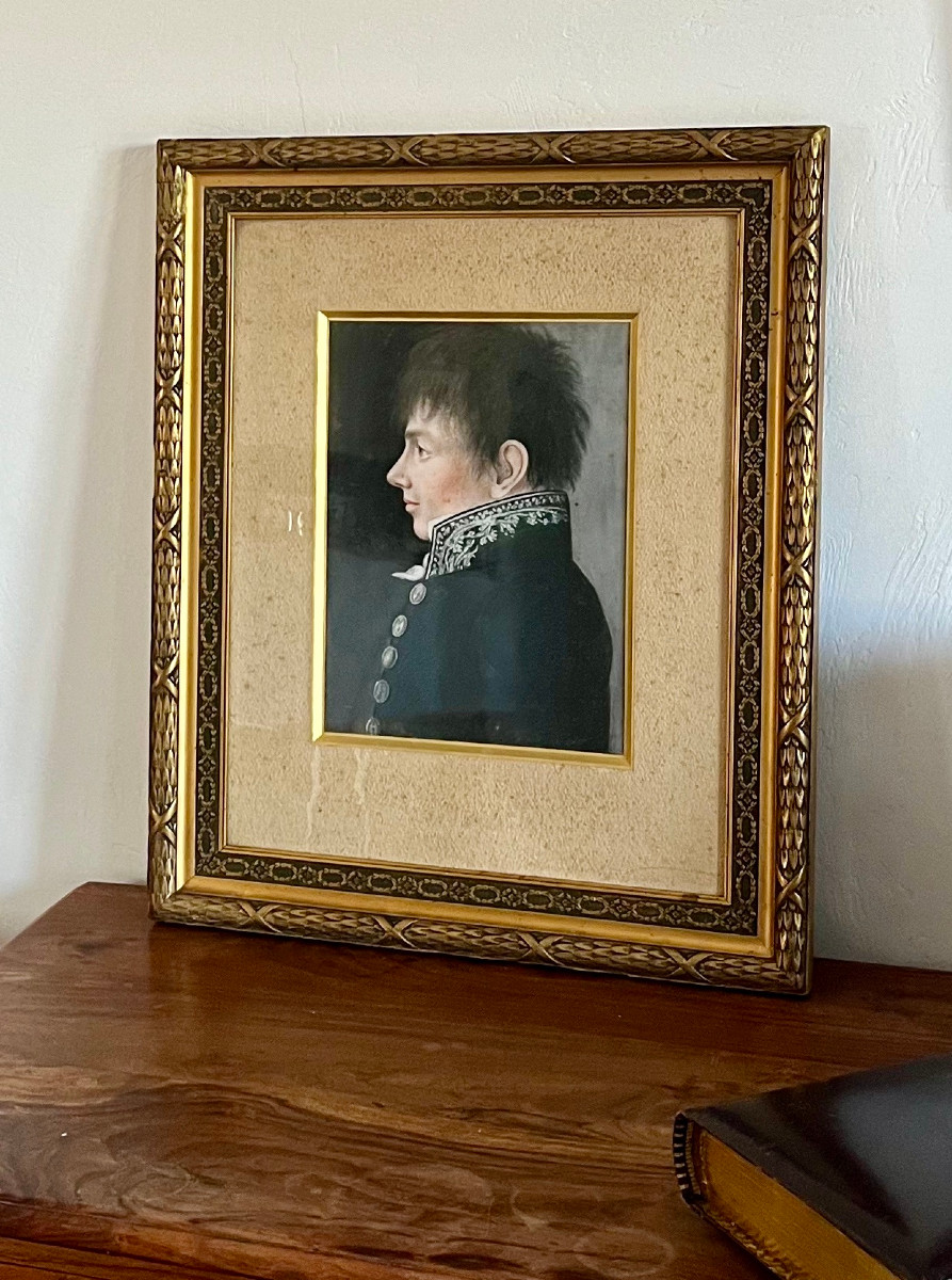 "portrait Of A Naval Officer" French School, Early 19th Century