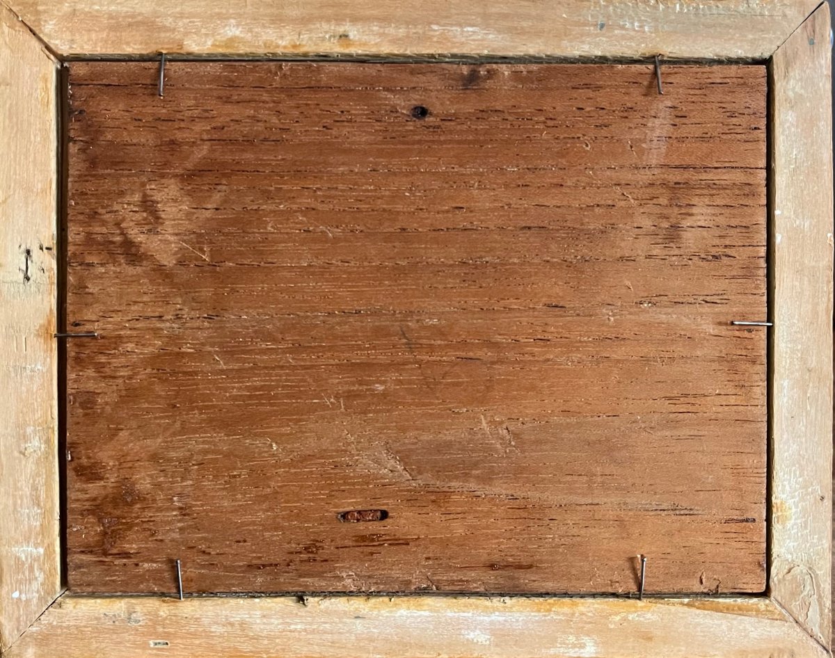 "thatched Cottage In The Countryside" French School, 19th Century-photo-3
