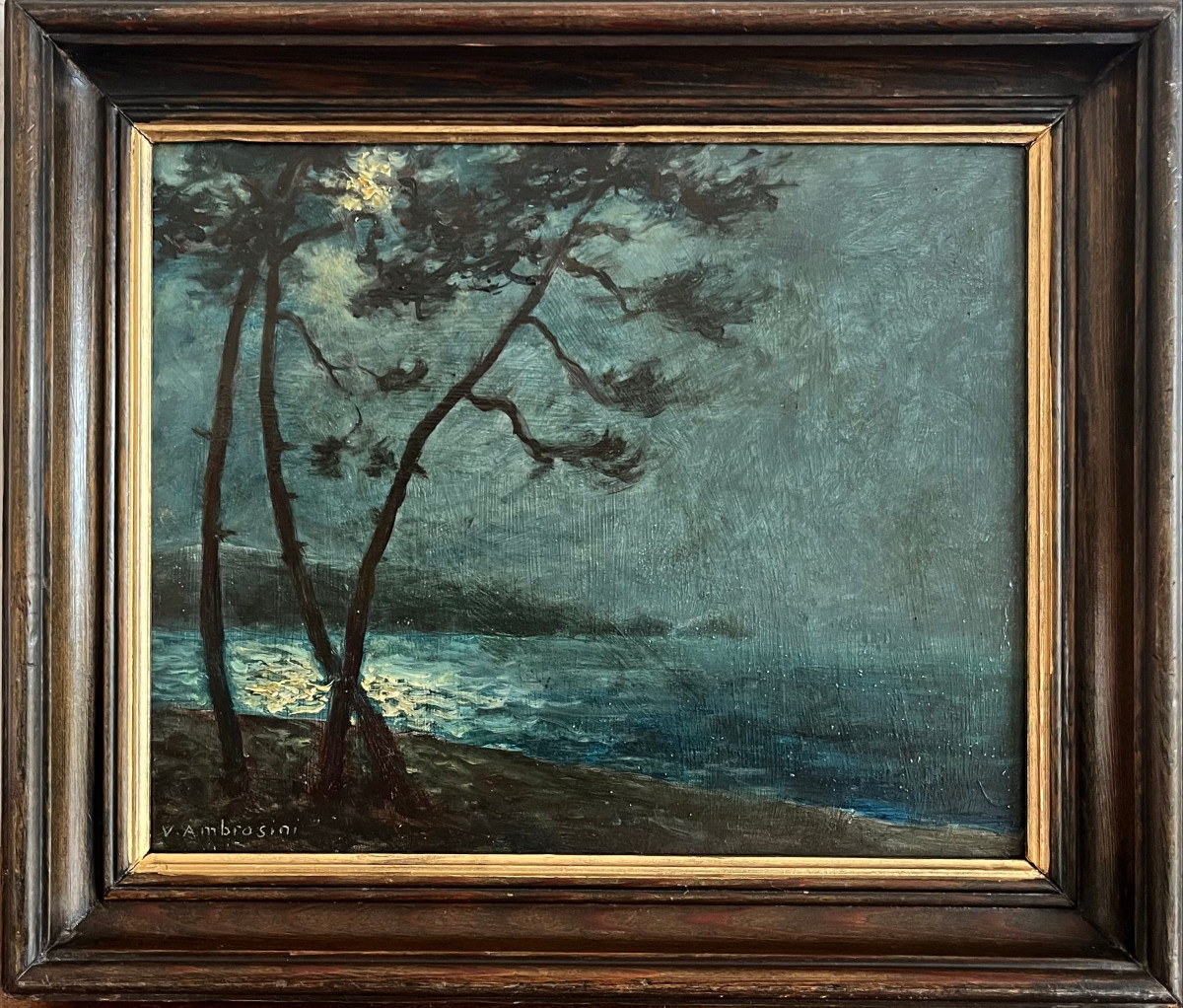 "Pins maritimes au clair de lune" Vincent Ambrosini