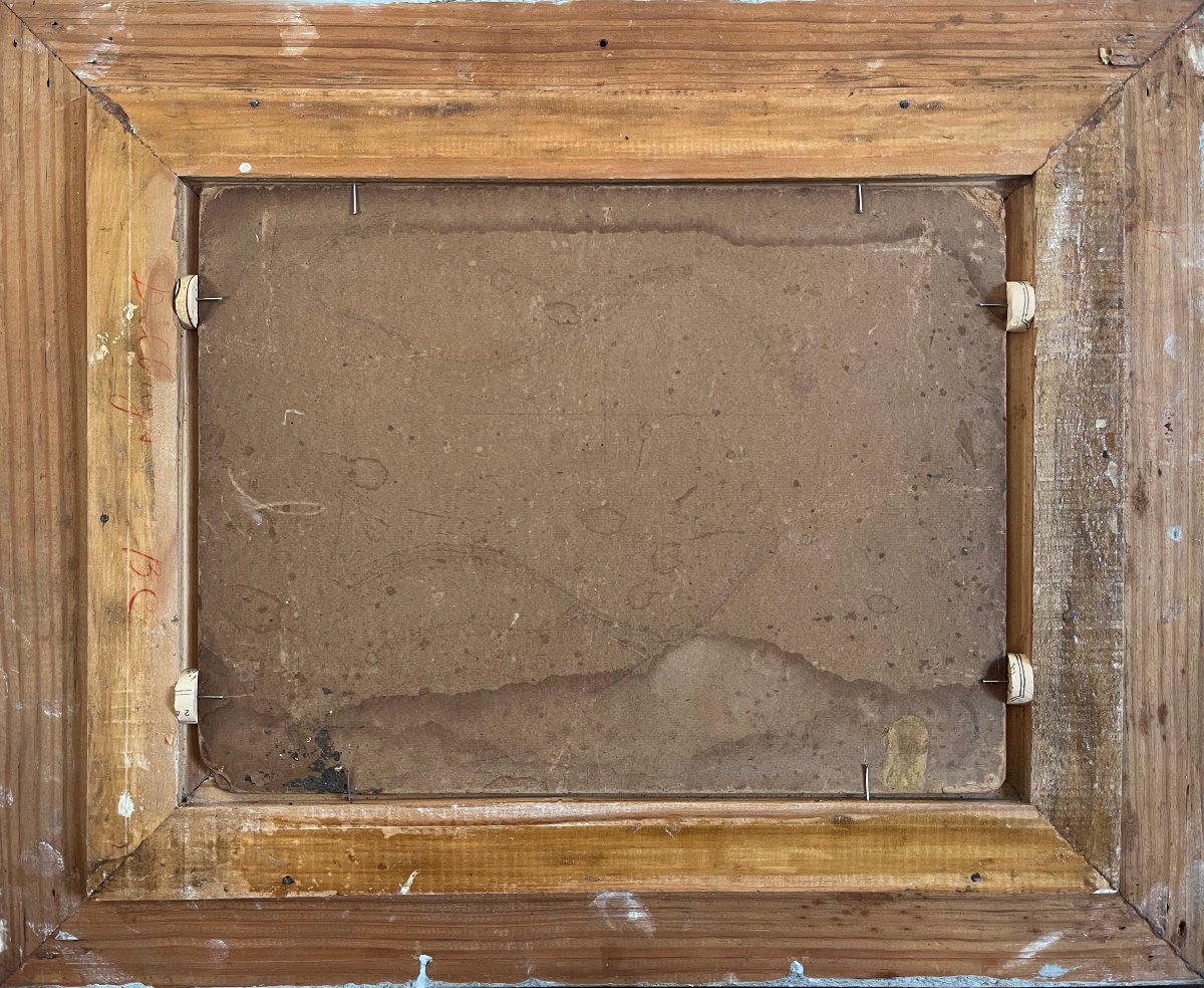 "Venise, enterrement un jour de carnaval" Ecole début 20 ème-photo-2