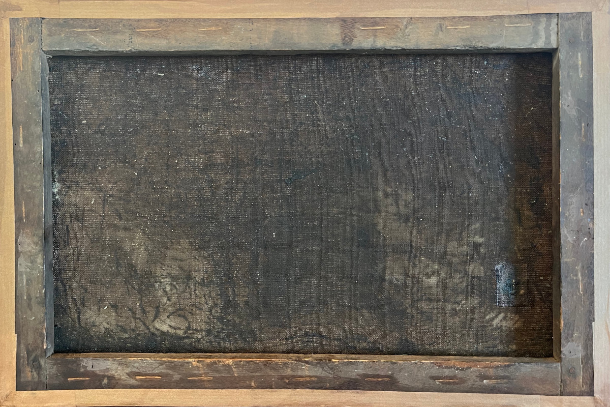 "Paysage aux ruines" Ecole franç. 18ème-photo-1