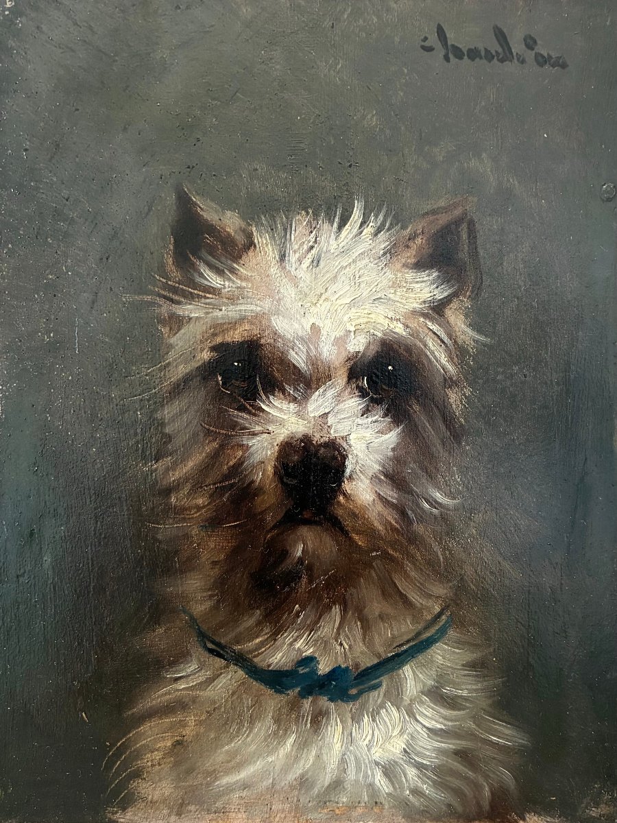 "dog Portrait" Jules Chardigny-photo-3
