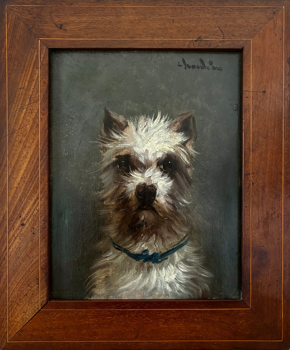 "dog Portrait" Jules Chardigny