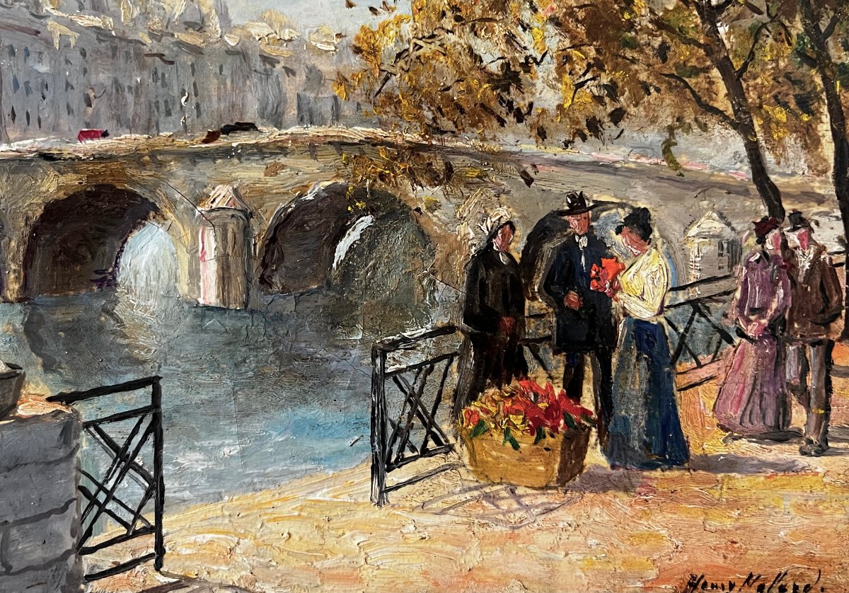 "paris, The Marie Bridge" Henry Mallard-photo-3