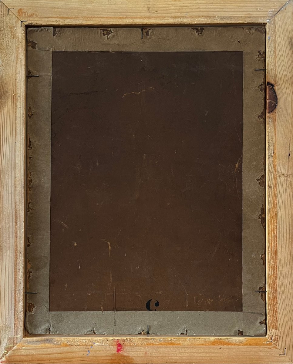 "Chalets au pied d'un pic rocheux" Paul Louchet-photo-2