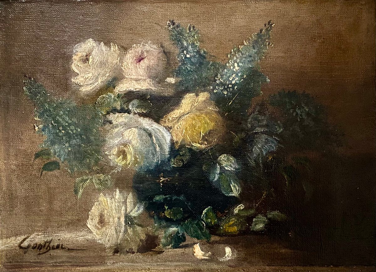 "Bouquet de roses" Gonthier