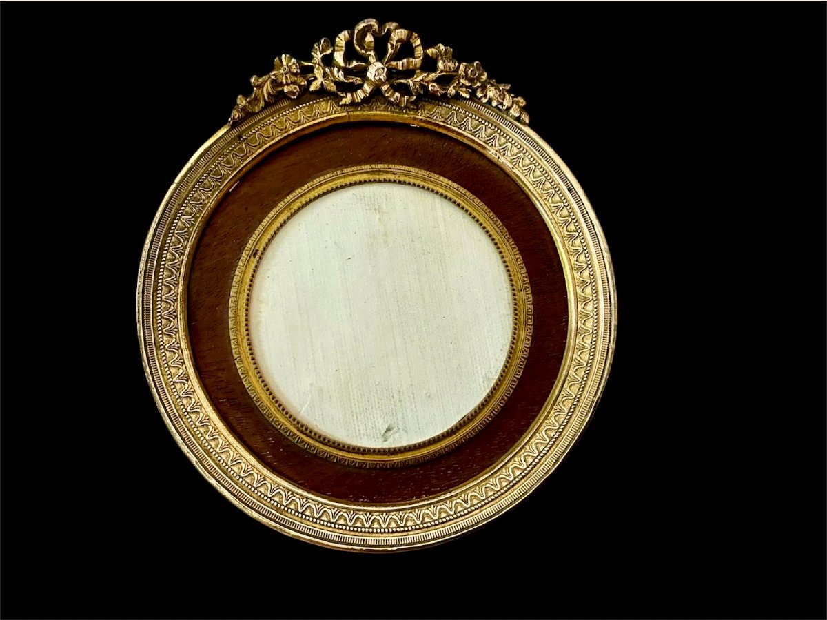 Set Of 2 Bronze Frames From The 19th Century-photo-2