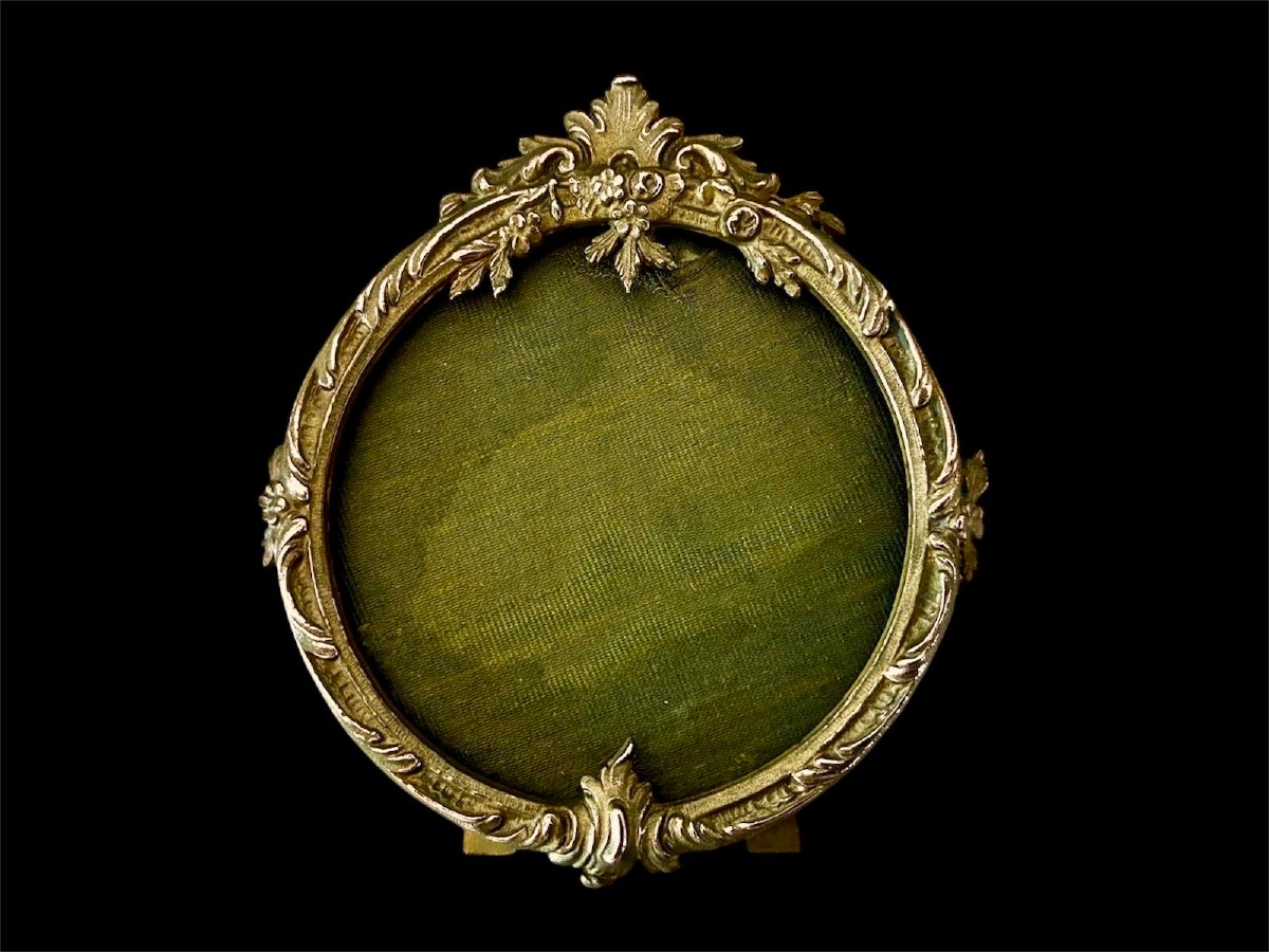 Set Of 2 Bronze Frames From The 19th Century-photo-1