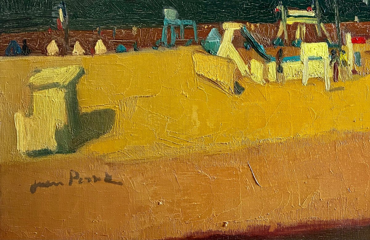 "Plage en Vendée" Jean Perret-photo-3