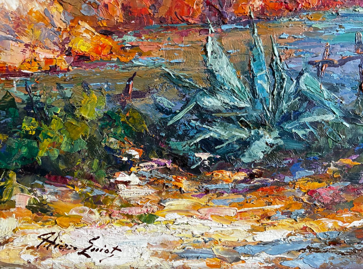 "esterel, The Red Rocks" By Paul Pierre Emiot-photo-3