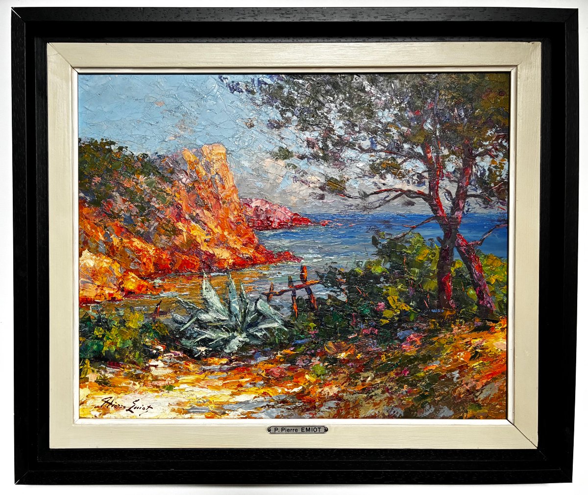 "esterel, The Red Rocks" By Paul Pierre Emiot