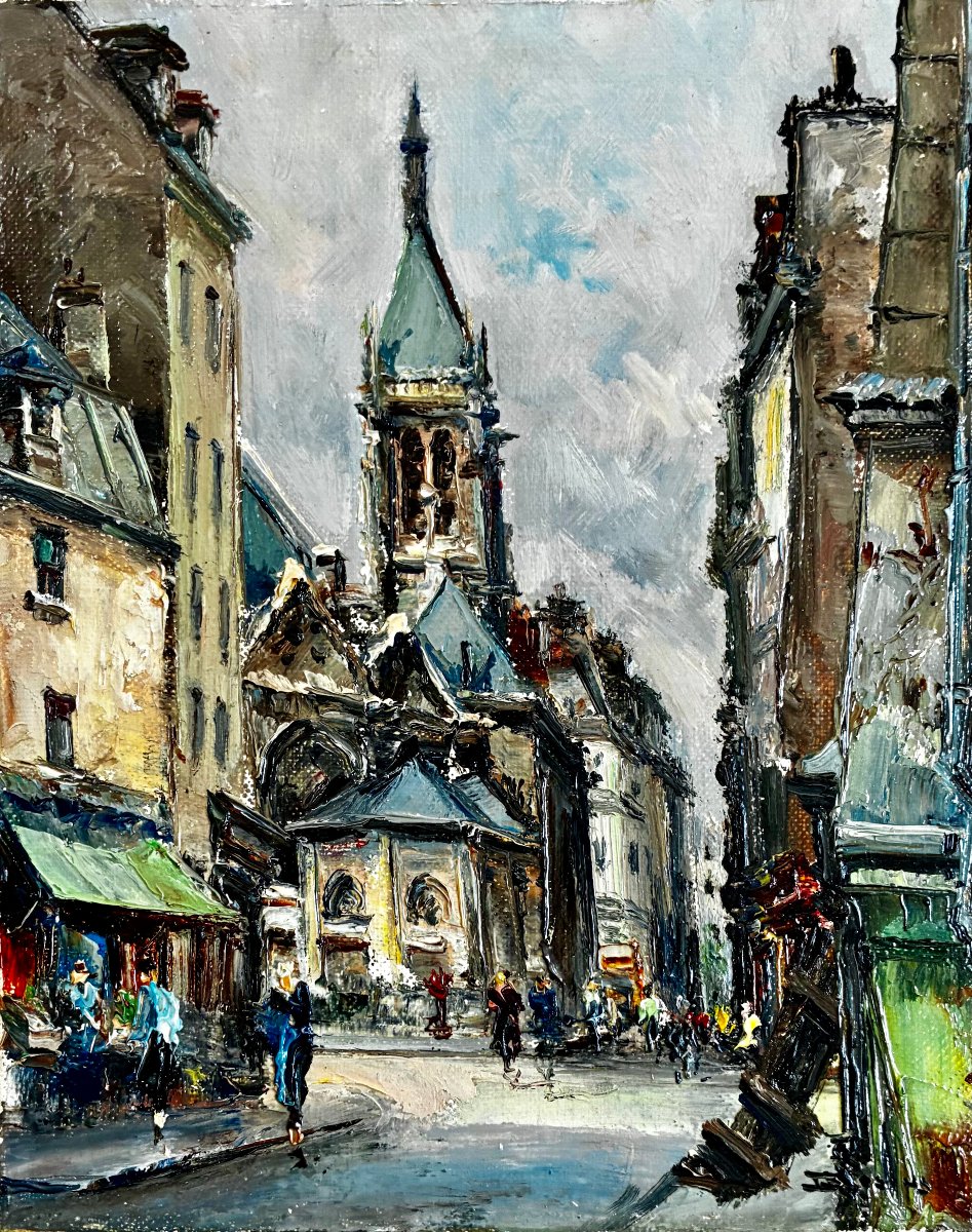 "saint-séverin Church In Paris's 5th Arrondissement" By Julian Brosius-photo-2