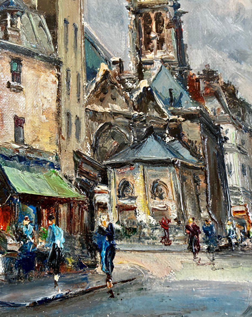 "saint-séverin Church In Paris's 5th Arrondissement" By Julian Brosius-photo-3