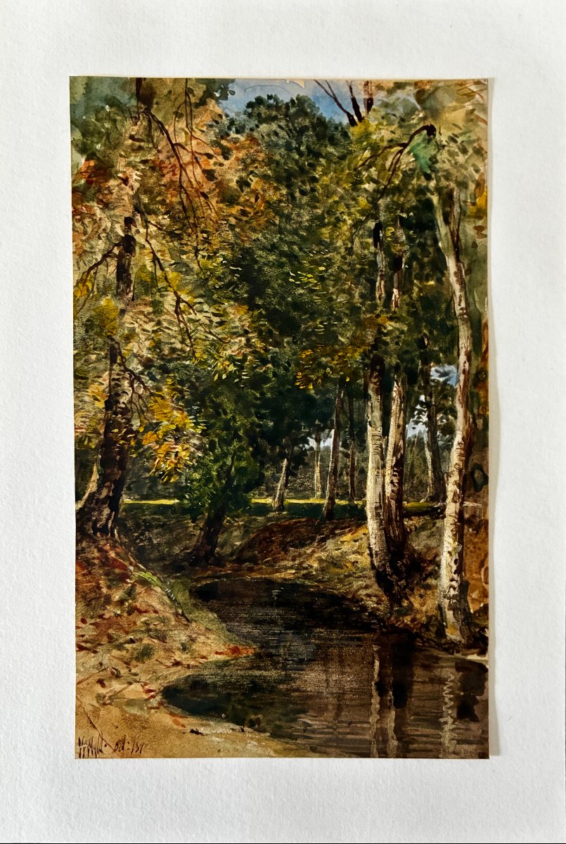 "Sous-bois" William Wyld-photo-2