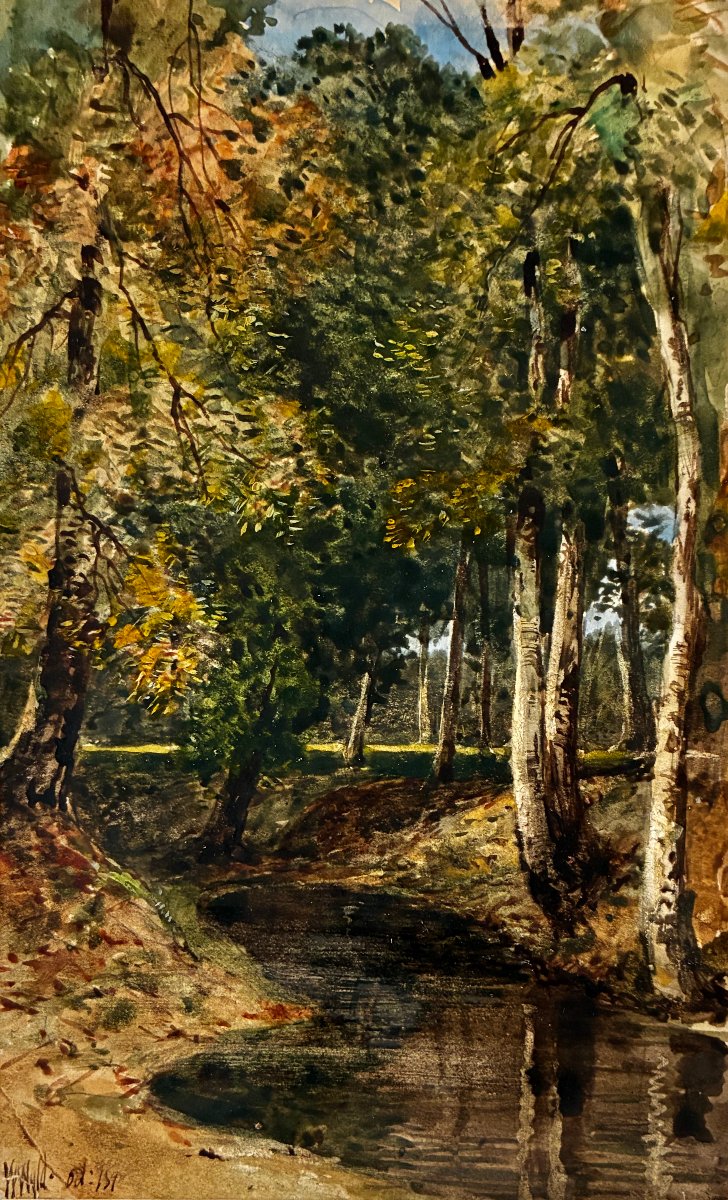 "Sous-bois" William Wyld-photo-3