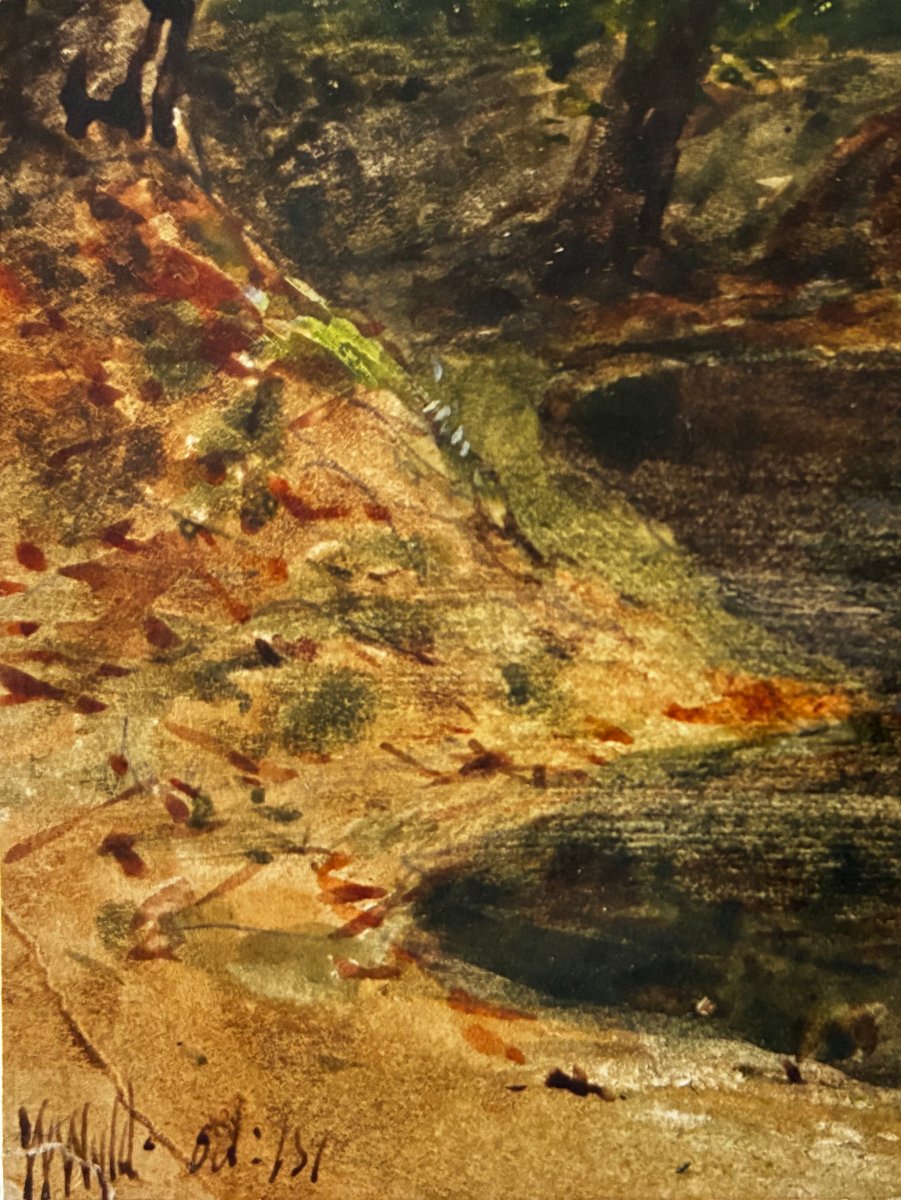 "Sous-bois" William Wyld-photo-4