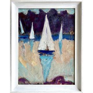 “sailboats In Bénodet” Marie Belmon