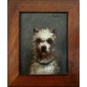 "dog Portrait" Jules Chardigny