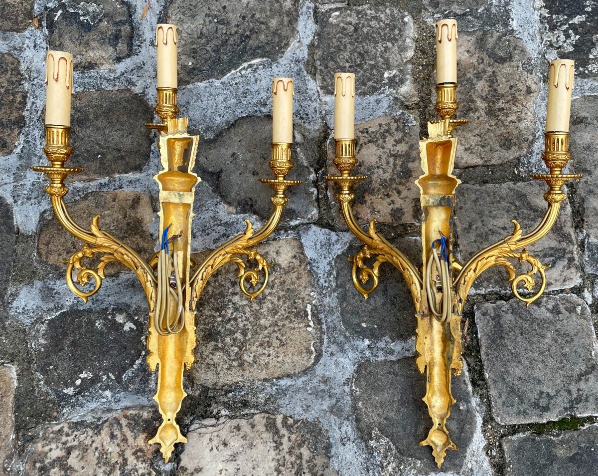 Pair Of Louis XVI Sconces-photo-8