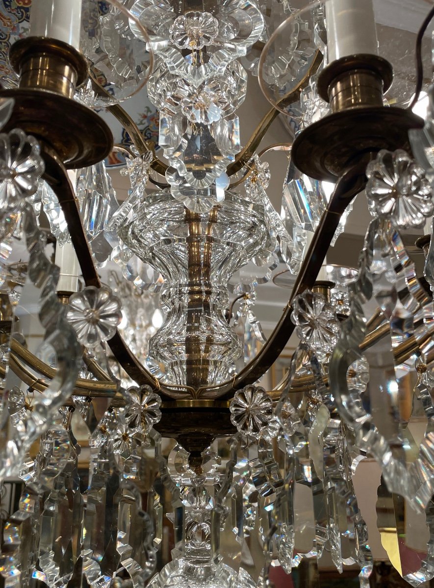 Lustre Louis XVI En Cristal-photo-6