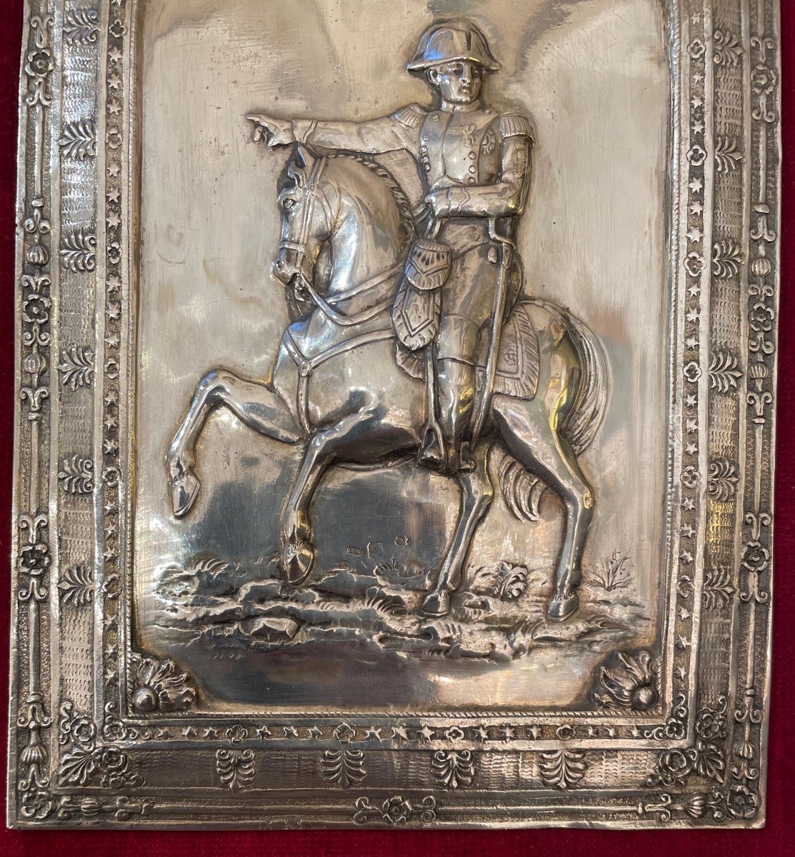 Napoleon Bonaparte. Silver Plate-photo-4
