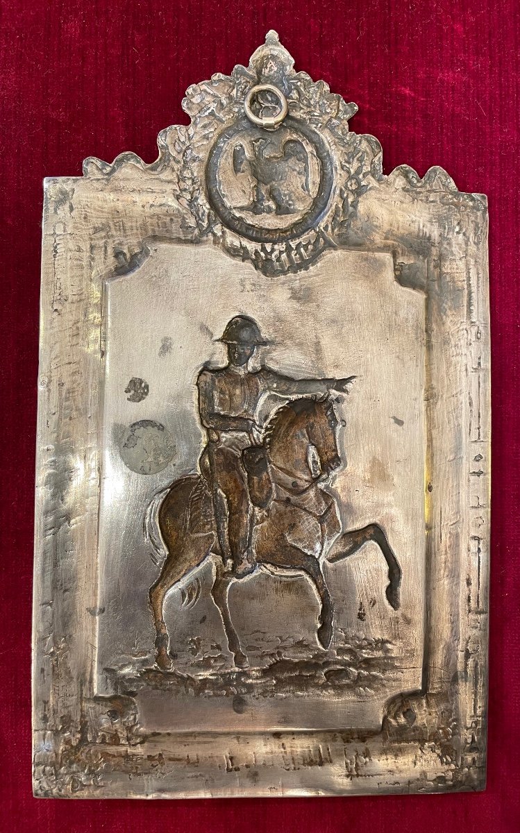Napoleon Bonaparte. Silver Plate-photo-2