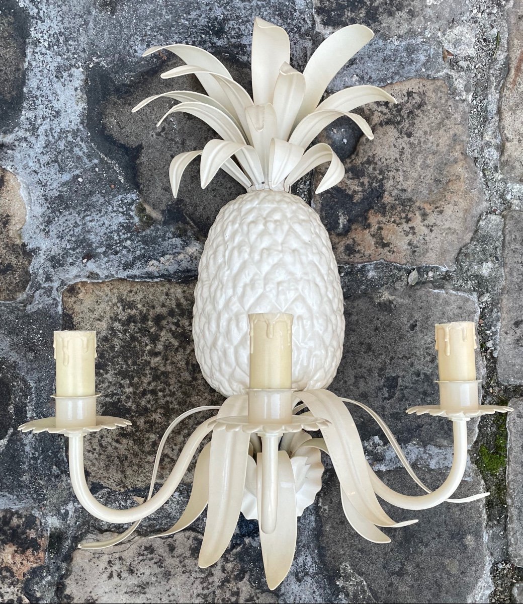 Paire d'Appliques  Ananas-photo-2