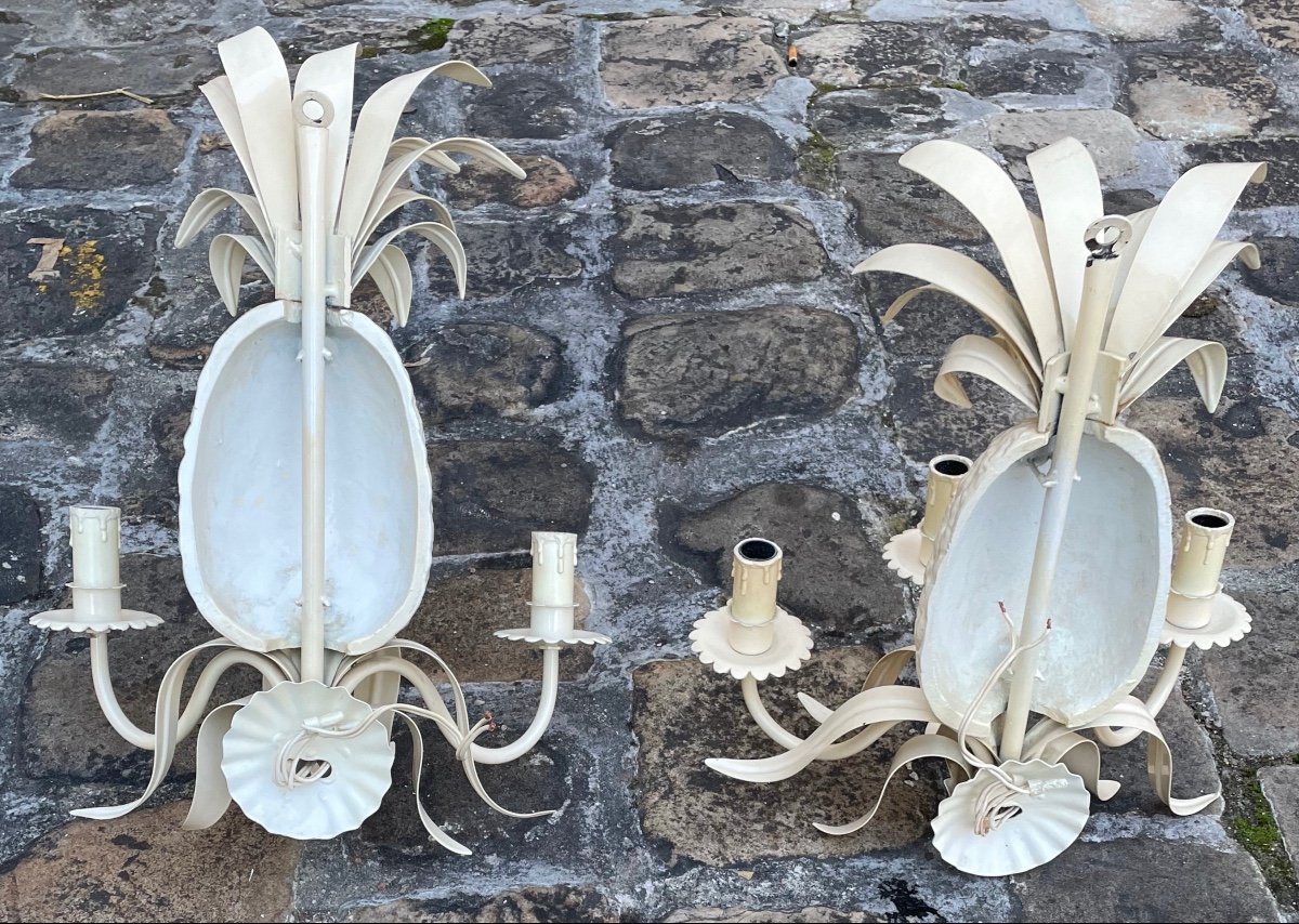 Paire d'Appliques  Ananas-photo-3