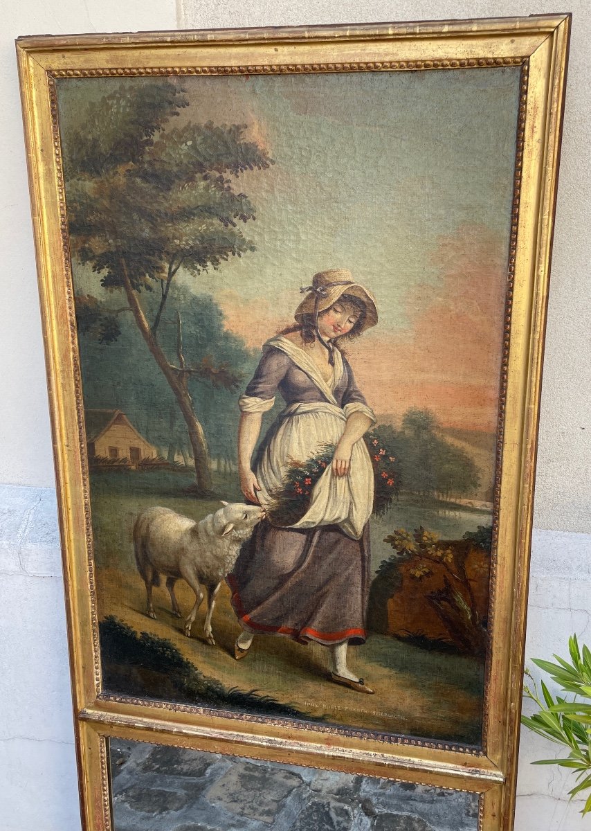 Louis XVI Period Trumeau-photo-2