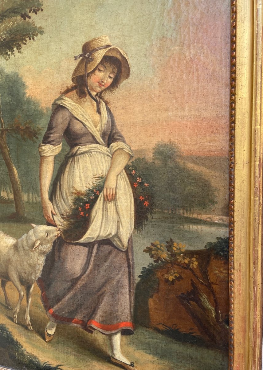 Louis XVI Period Trumeau-photo-2