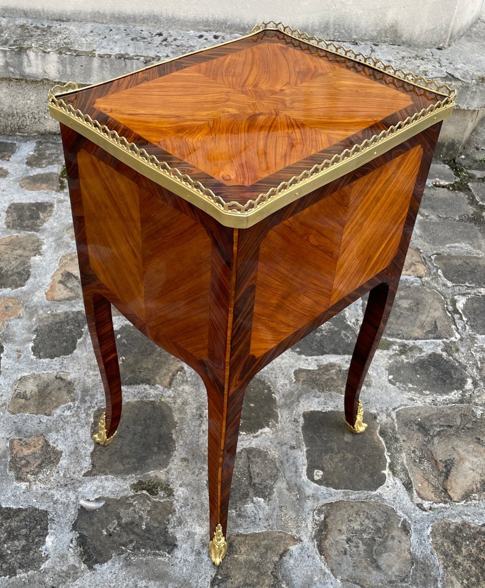 Table Chiffonnière d'époque Louis XV-photo-4