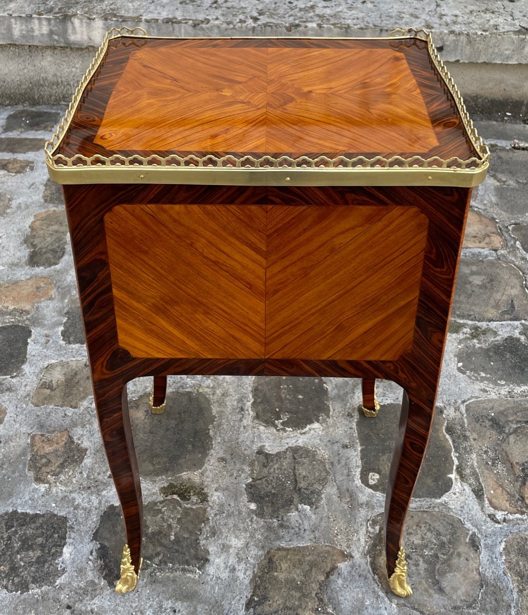 Table Chiffonnière d'époque Louis XV-photo-5