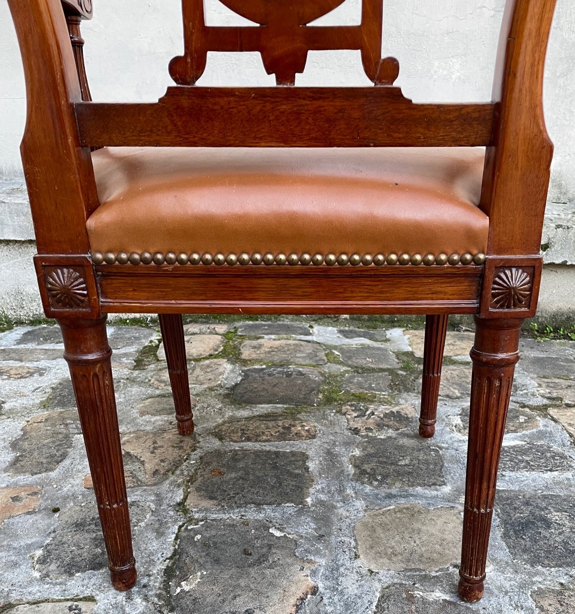 Mahogany Office Chair-photo-4