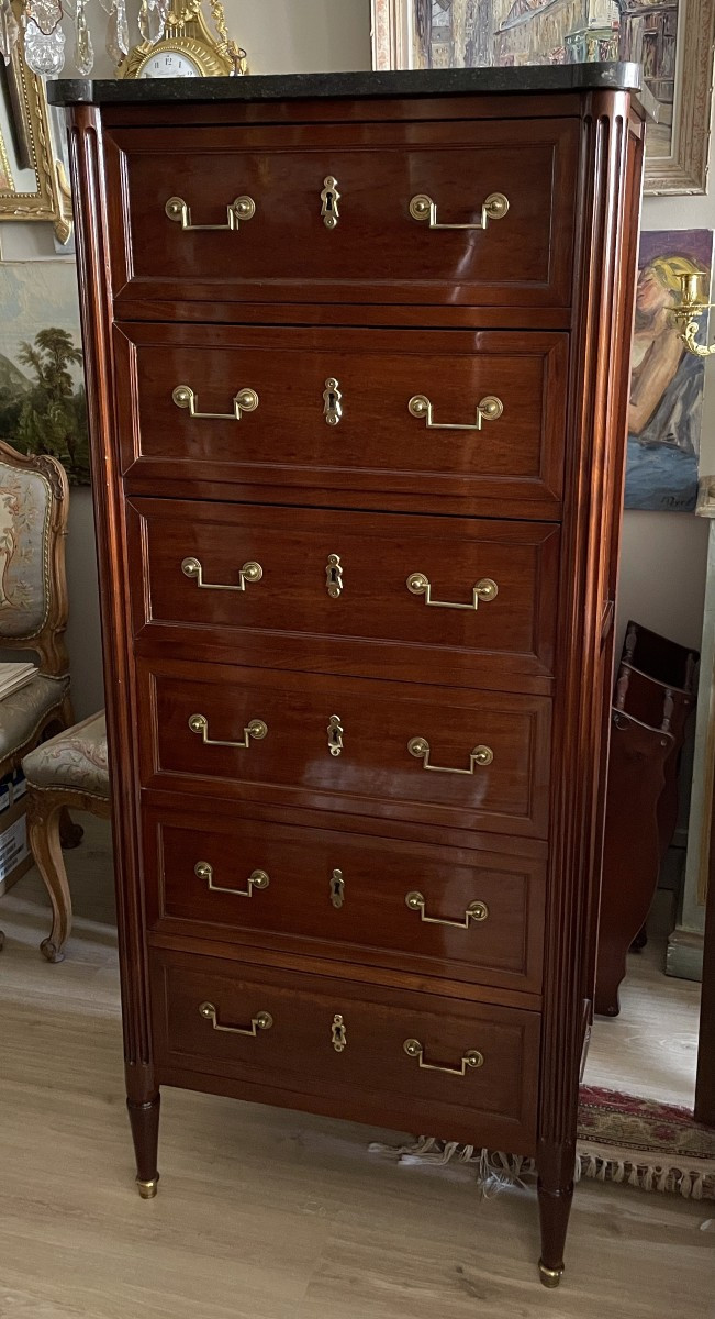 Louis XVI Period Mahogany Chiffonier