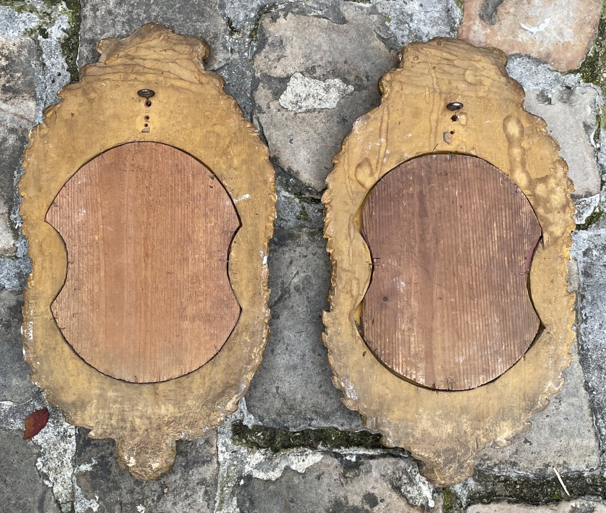 Paire de miroirs Louis XV-photo-5