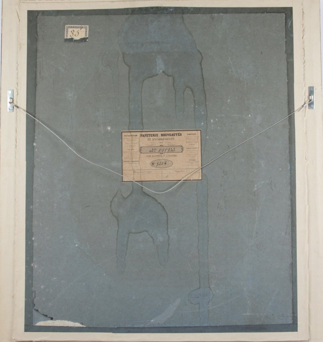 Painting. Gouache. 19th Century. The Young Scottish Lord-photo-4