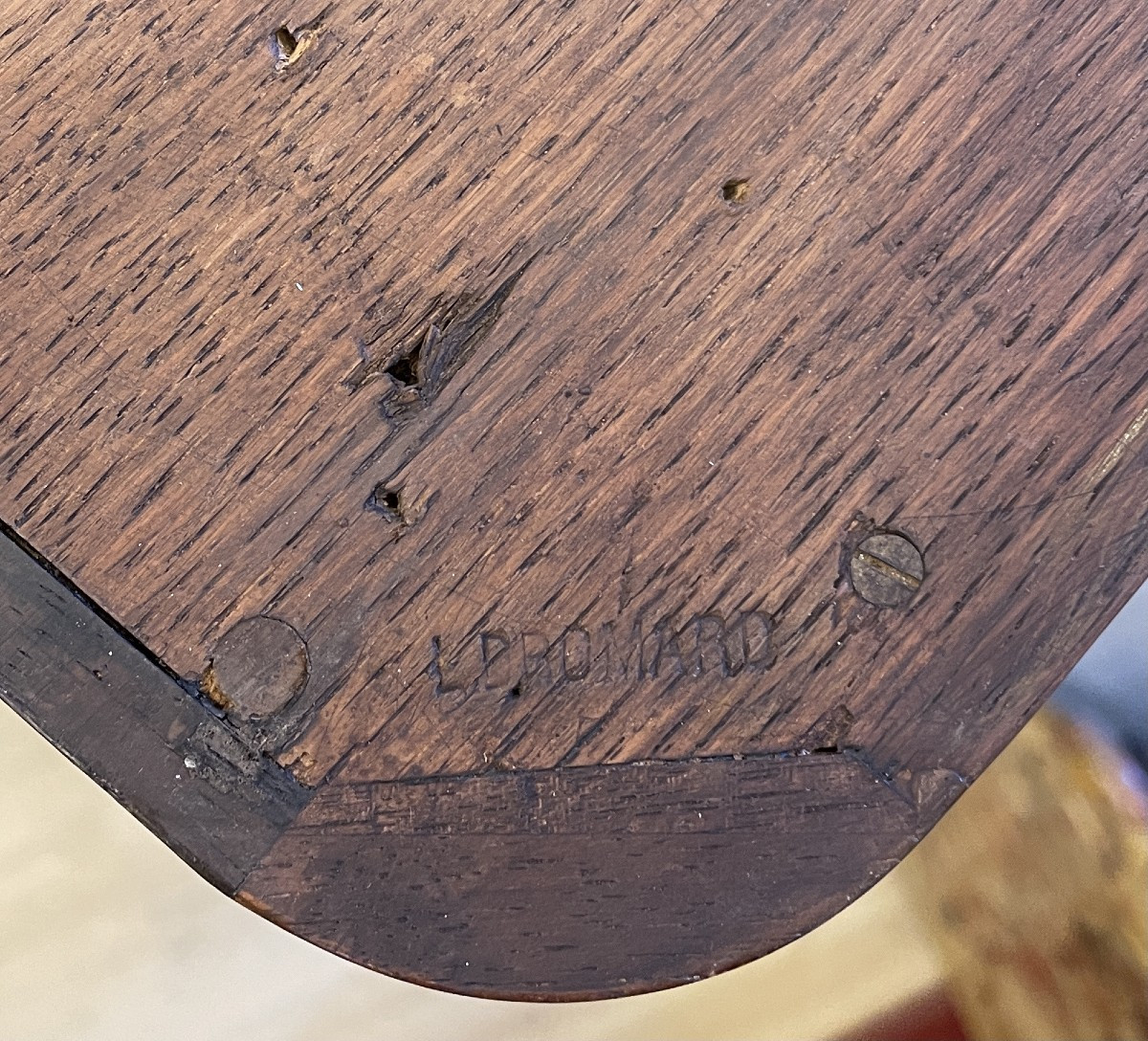 Library: Louis XV Style Book Stamped Léon Dromard-photo-8