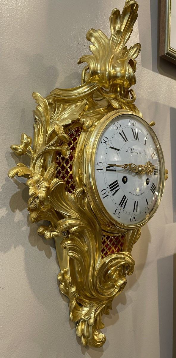 Louis XV Ormolu Cartel. Leroy In Paris-photo-1