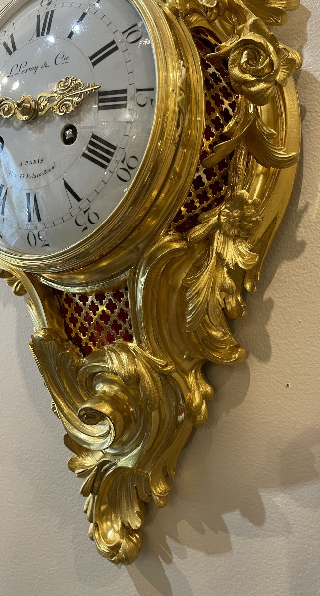 Louis XV Ormolu Cartel. Leroy In Paris-photo-5