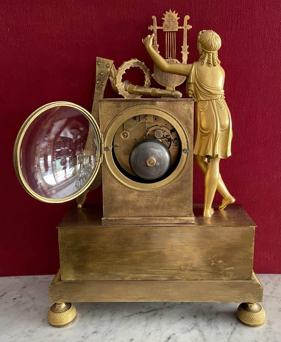 Restoration-period Gilt Bronze Clock-photo-3