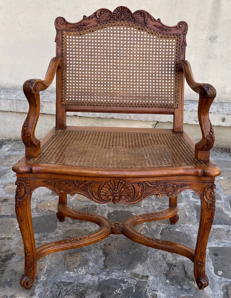 Suite Of 4 Regency Period Armchairs-photo-4
