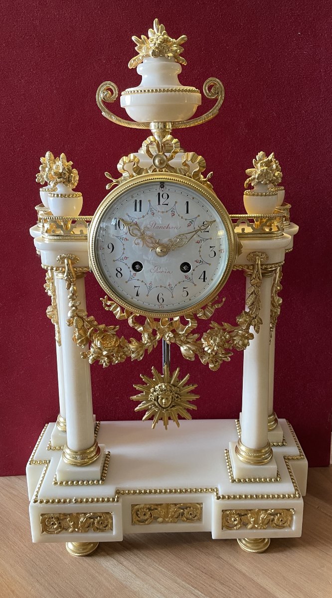 Louis XVI-style Clock By Planchon