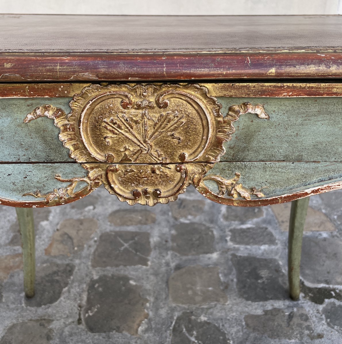 Table bureau à écrire Provençale d'époque Louis XV -photo-3