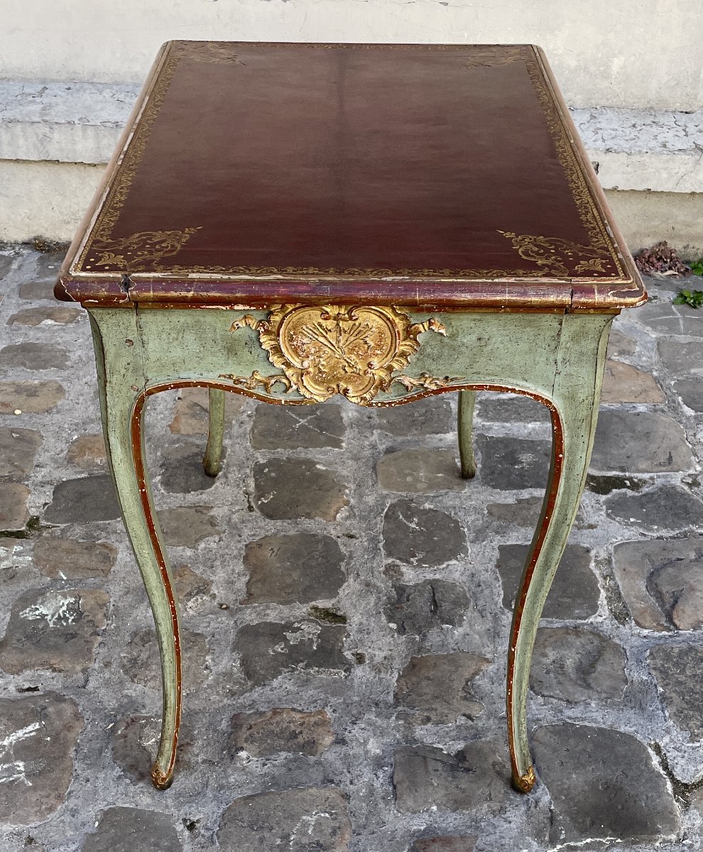 Table bureau à écrire Provençale d'époque Louis XV -photo-2