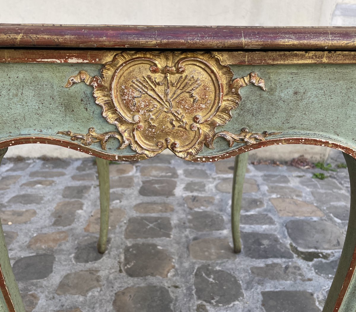Table bureau à écrire Provençale d'époque Louis XV -photo-4