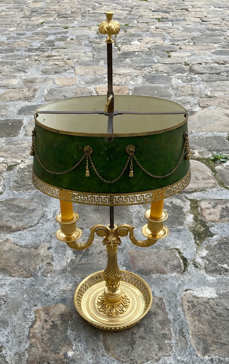 Vintage Charles X Hot Water Bottle Lamp
