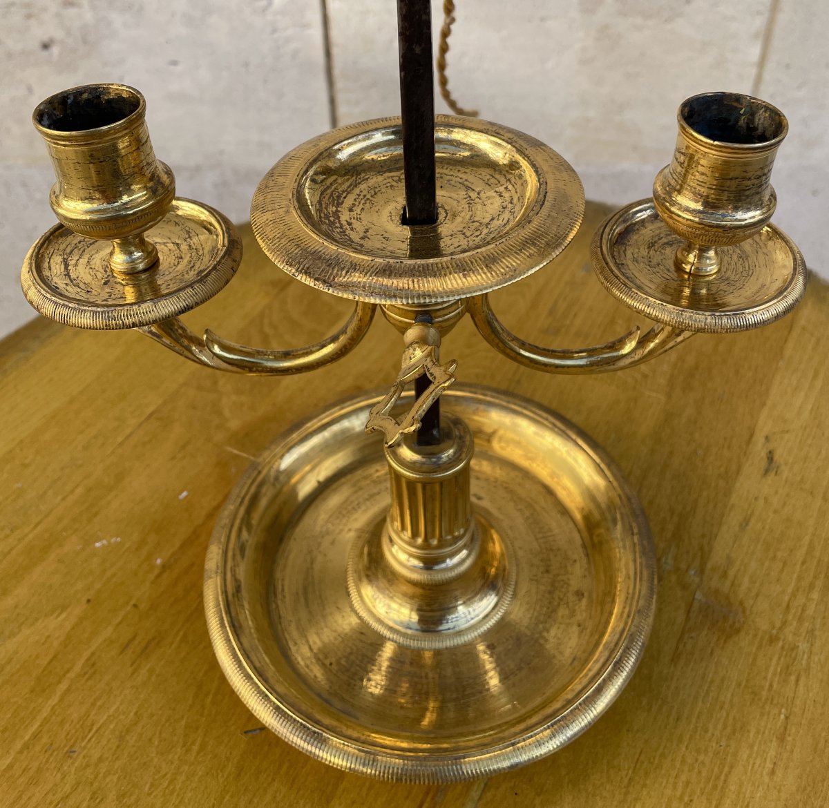 Lampe bouillotte d'époque Louis XVI-photo-3